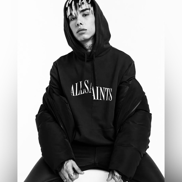 All Saints Other - All Saints Diverge Oth Hoodie Black large